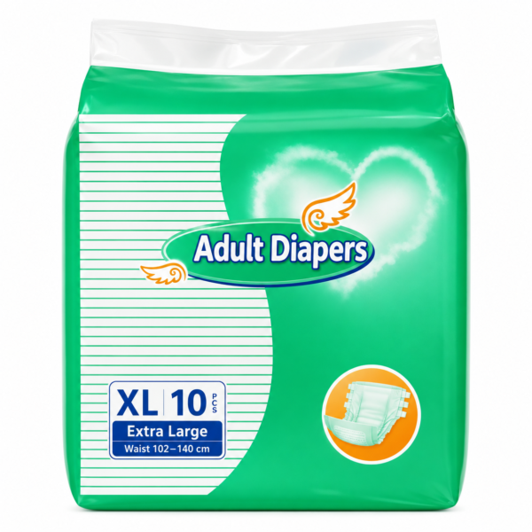 10PCS/Pack Adult Elderly Diapers Disposable Maternal Care Mats Fast Absorption Comfortable Leak-Proof Diaper Life Care Unisex XL