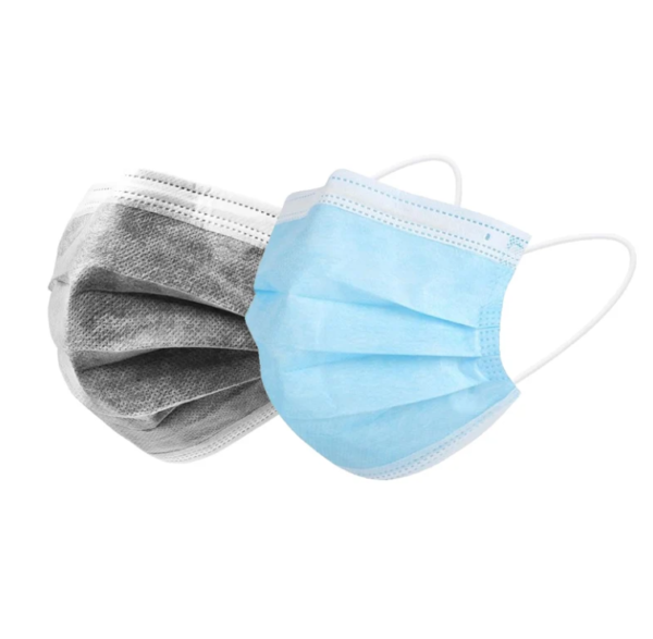 50pcs Masks Dust Mask Security Protection Respirator Health Safety Masks Disposable Face Mask Activated Carbon Protective Mask