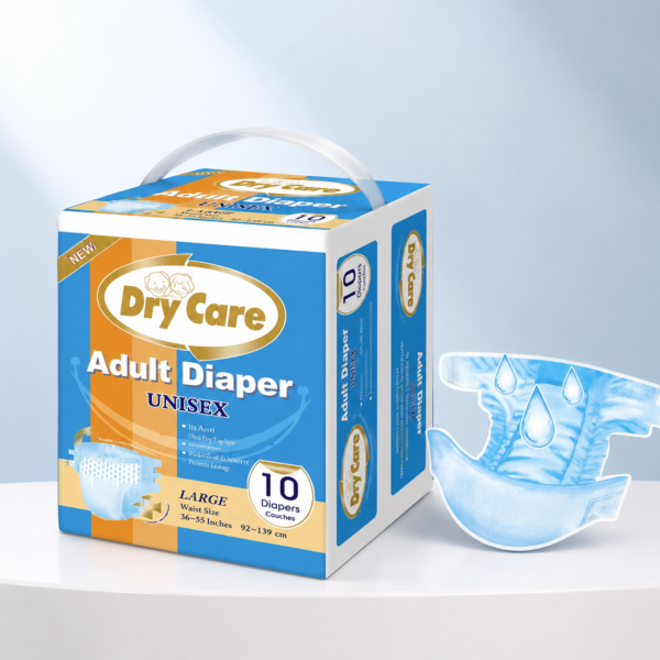 20Pcs Adult Diaper Nappies Pants Disposable Patients Ultra Absorbent Water Elderly Maternal Care Mats Pads Unisex underwear